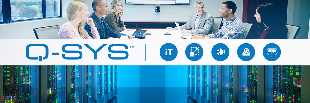 Q-SYS, QSC, IT directors, Q-SYS Platform, software-based control