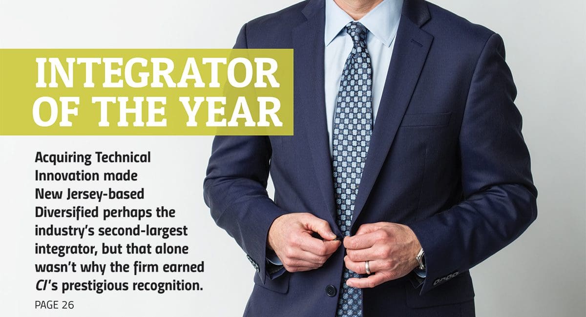 Diversified Named 2016 Integrator of the Year