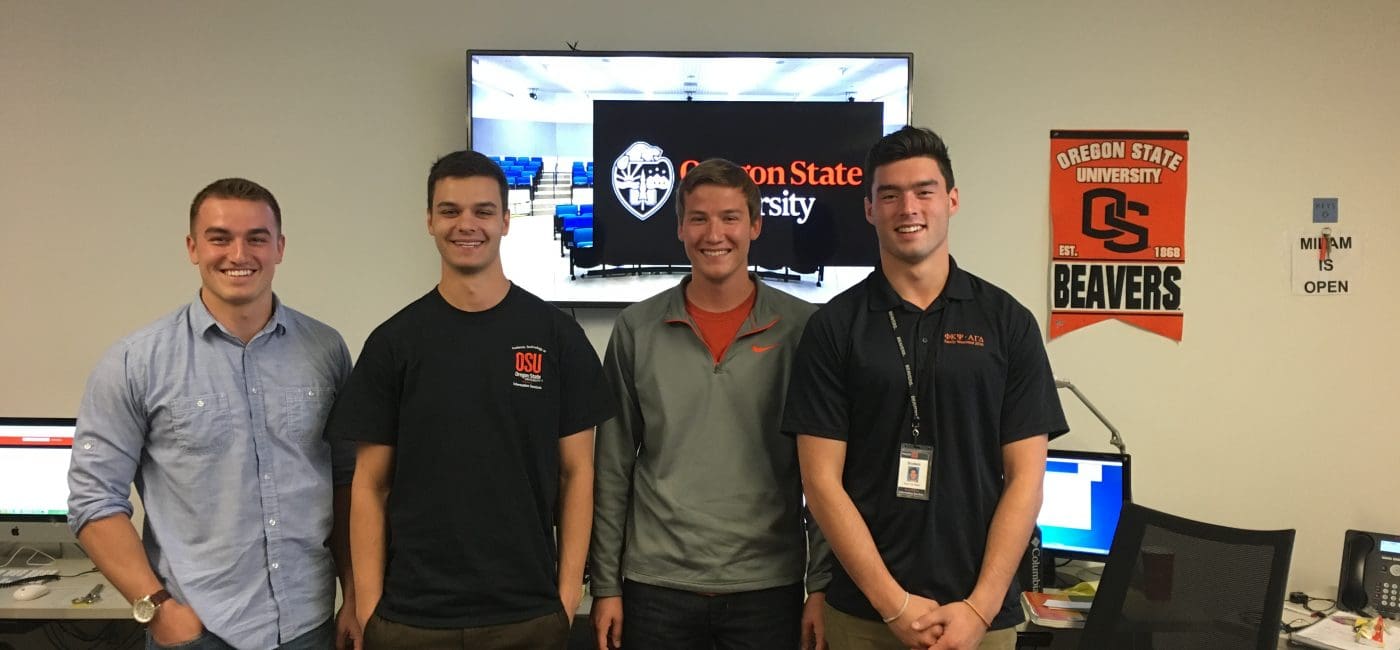 OSU Students Work at AV Help Desk, Now They Have Eyes on AV Careers