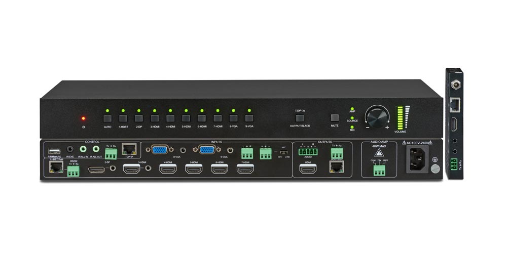 presentation switcher, 9-input presentation switcher, KanexPro, ISE 2018