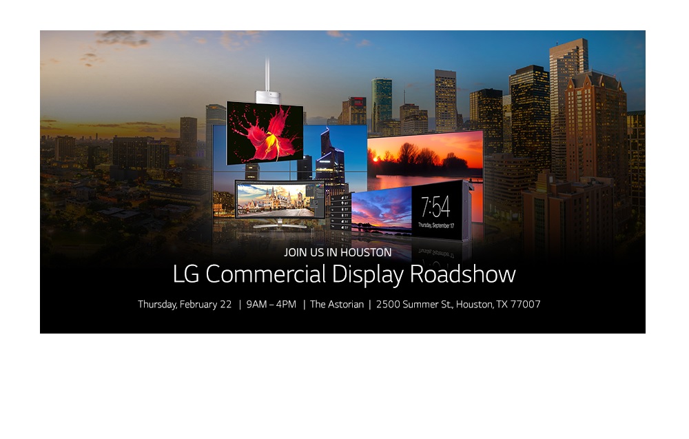 CTS RU credits, AVIXA CTS RU, LG Commercial Display Roadshow, #LGOnTheRoad