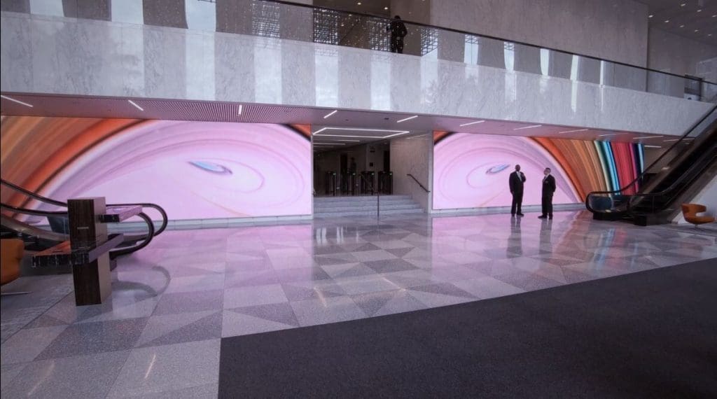 NanoLumens LED displays, Aon Center