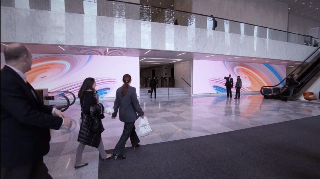 NanoLumens LED displays, Aon Center