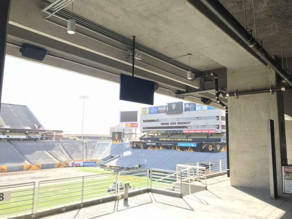 SunBriteTV, Arizona State University, Sun Devil Stadium