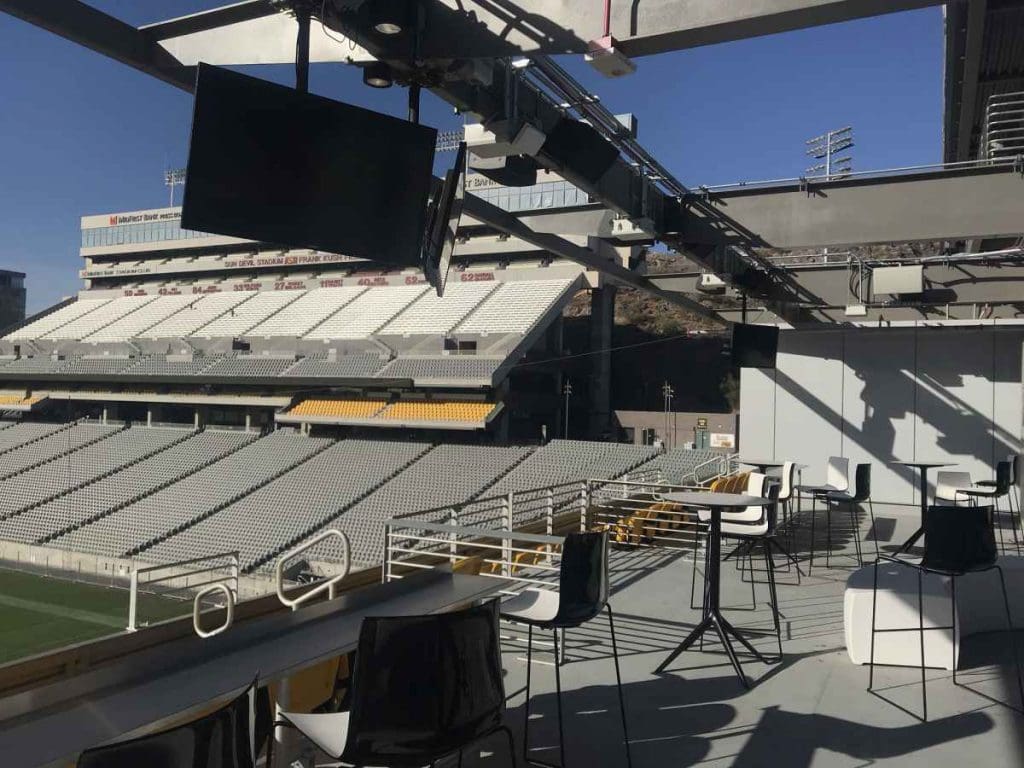 SunBriteTV, Arizona State University, Sun Devil Stadium