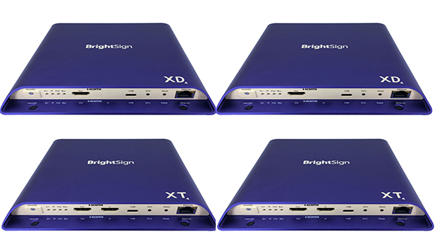 BrightSign media players, Signagelive, Media Players, BrightSign, BrightSign Series 4, ISE 2018, InfoComm 2018