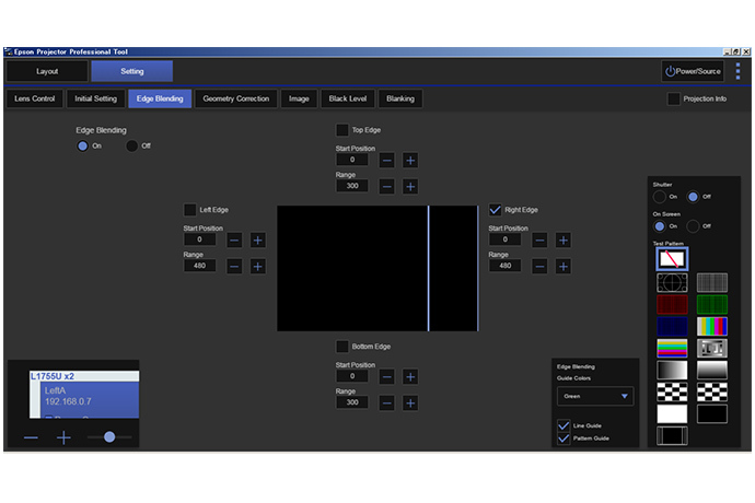 Epson Projector Professional Tool, Projector Control Software