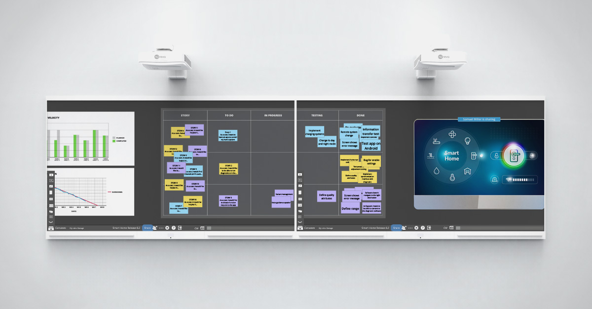 Nureva Wall, InfoComm 2018, Dual HDL300