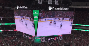 New Jersey Devils, 4K LED scoreboard, Absen, Trans-Lux Corporation, Prudential Center