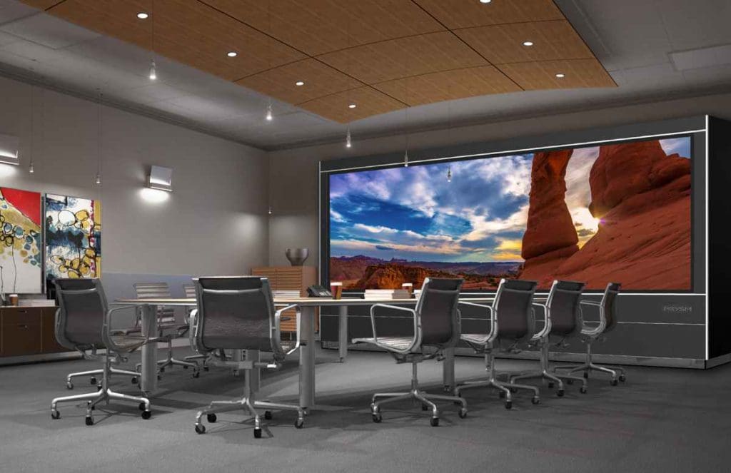 Prysm LPD 6K, 190-inch single panel, video wall, Prysm video wall