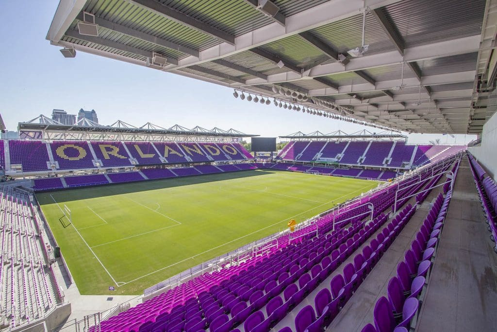 Orlando City Stadium, Orlando City Soccer Club, JBL sound system, Clair Solutions