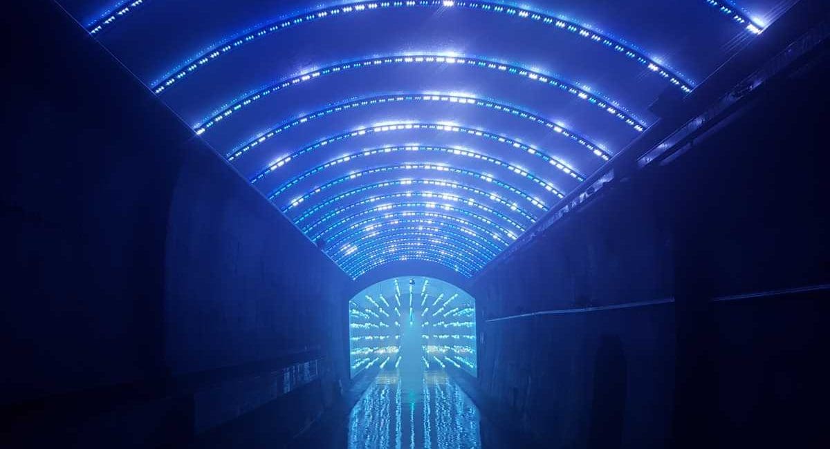 South Korea’s Suyanggae Light Tunnel Is Now a Multimedia Tunnel