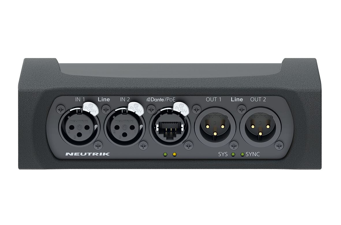 Neutrik, Dante I/O Interface, Dante AoIP network