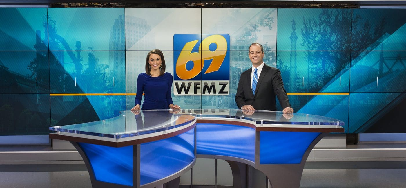 How 69News WFMZ Studio Stretches Graphics Across Multiple Video Wall Displays