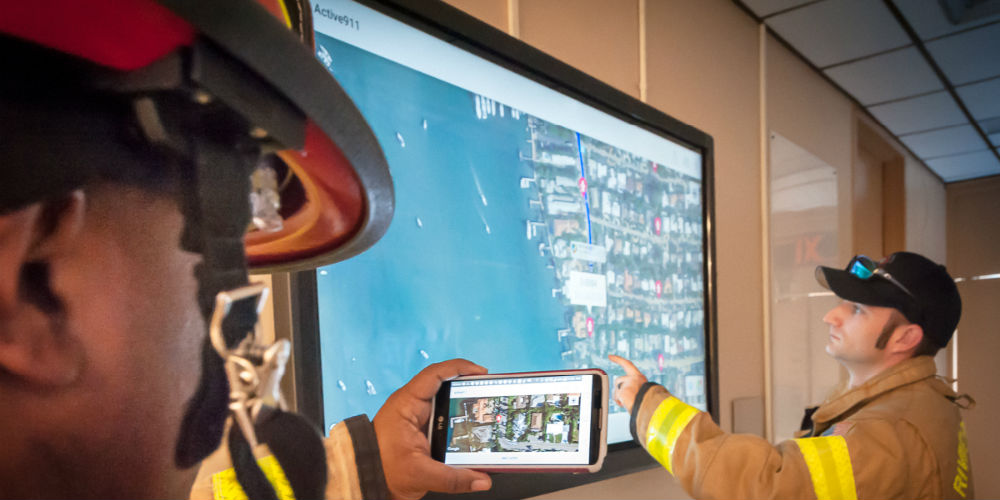 Emergency Response AV, InFocus BigTouch, Riviera Beach Fire Rescue, InFocus Mondopad