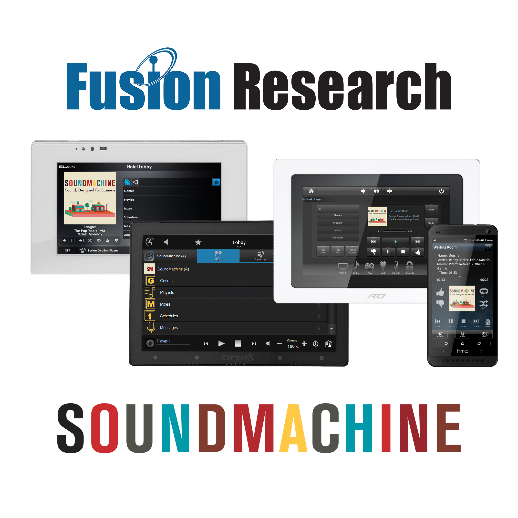 Commercially Licensed Music Servers, SoundMachine, Fusion Research