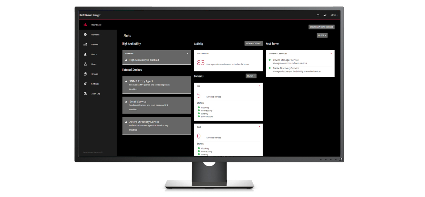Dante Domain Manager Integrates IT Into the AV Industry to Network and Secure Audio Systems