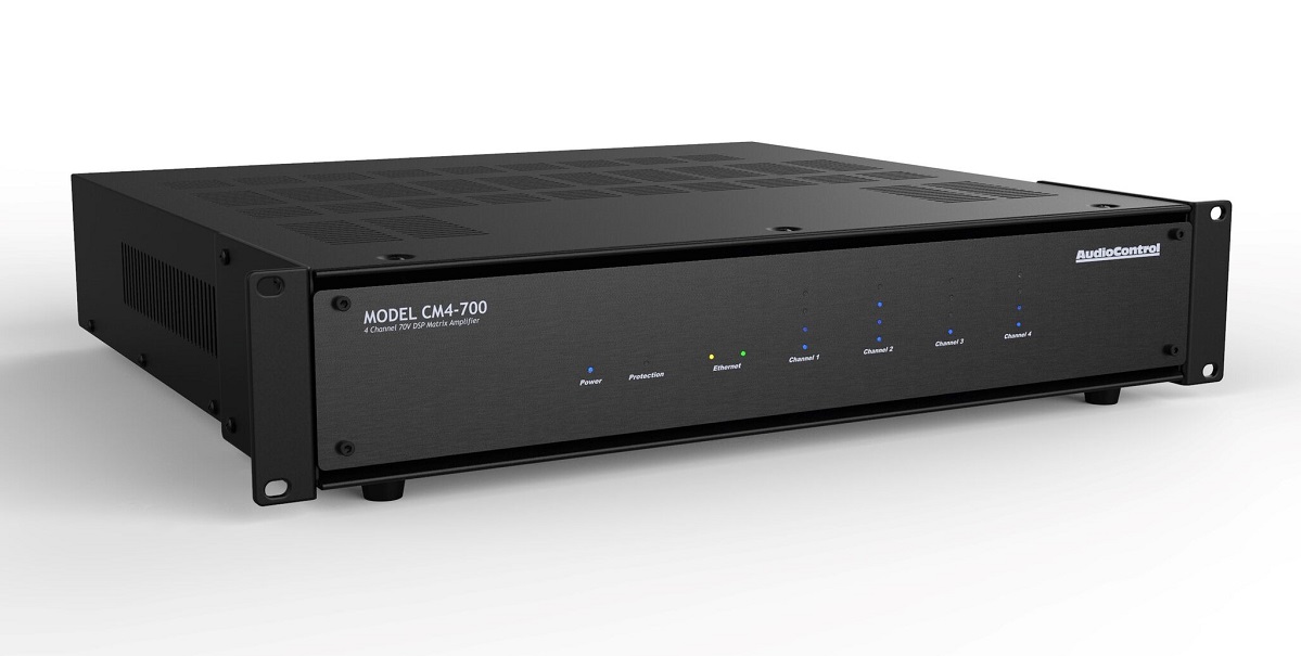 AudioControl Makes Commercial Debut at InfoComm 2018 with 70-Volt Amplifier