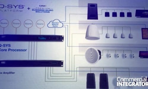 QSC Premium Business Music Solutions, InfoComm 2018, QSC, QSC InfoComm, Business Music