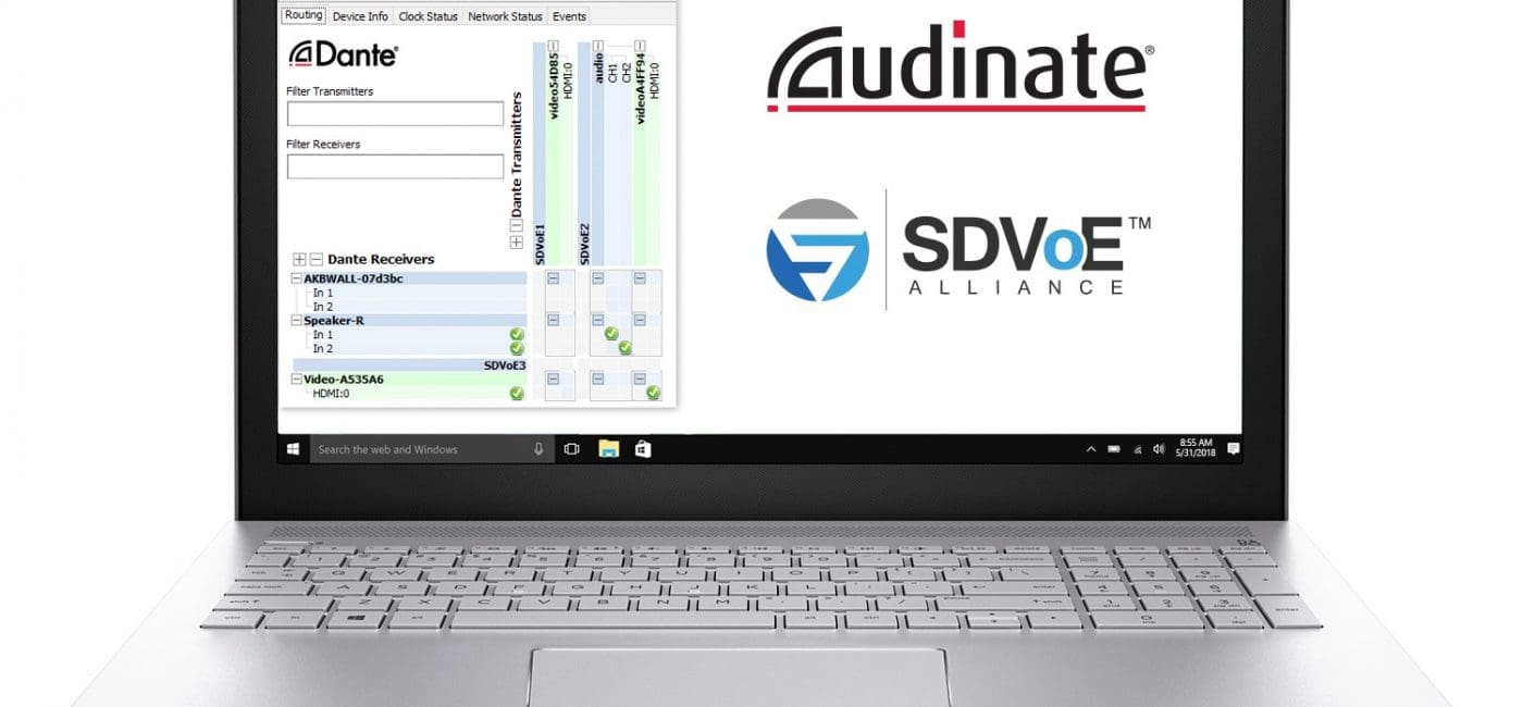 Audinate Joins SDVoE Alliance, Will Show Dante Controller with SDVoE Devices