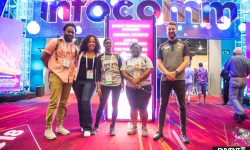 EnventU Students Get Hands-On AV Experience at InfoComm 2018