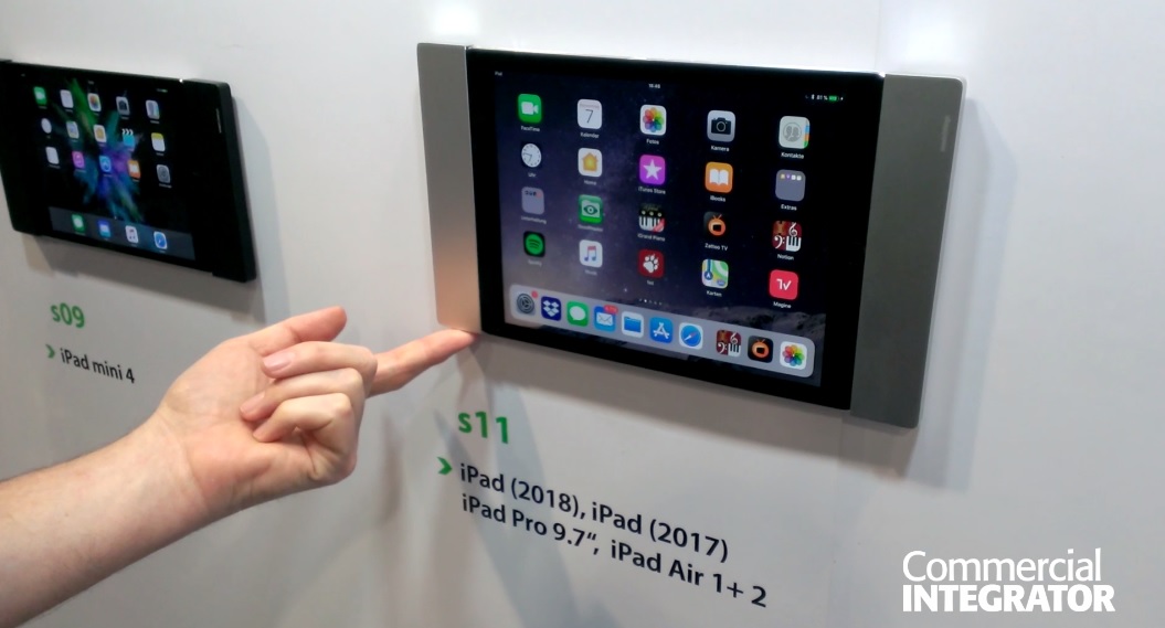 sDock, iPad wall mount, smart-things InfoComm, smart-things