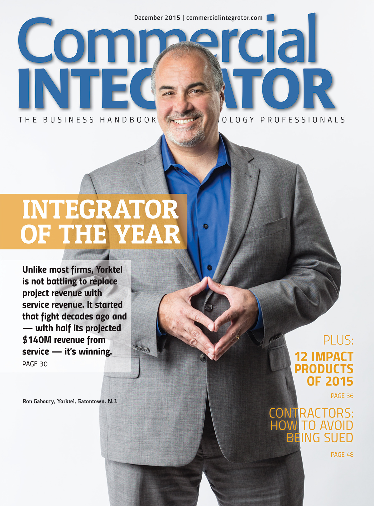 Yorktel, December 2015: Commercial Integrator, Microsoft Solutions