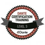 Audinate Dante Level 3, certification, Dante training