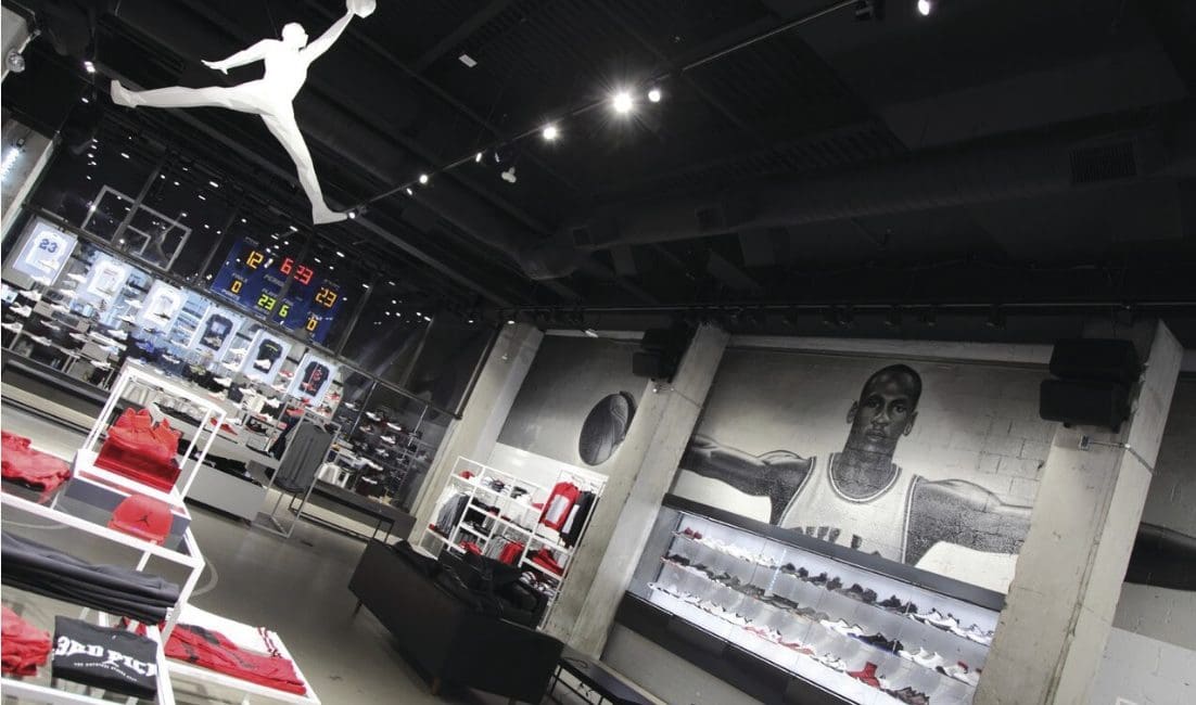 Integrator Advanced Lifts AV at Air Jordan Store to GOAT Status