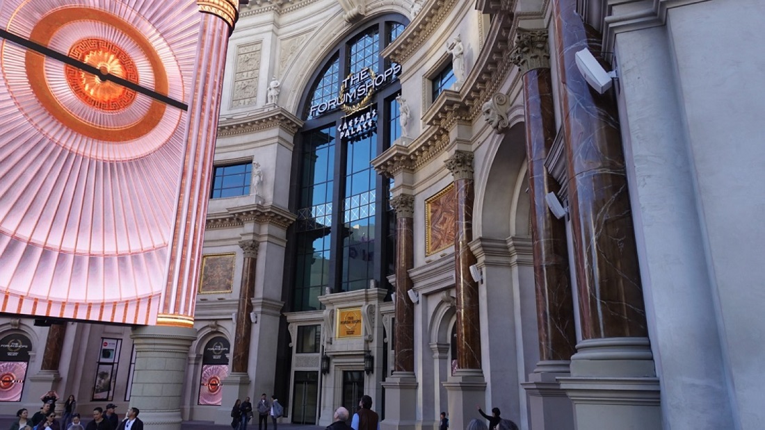 The Forum Shops, Bose Panaray, The Forum Shops, FreeSpace loudspeakers