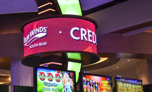 Four Winds, curved LEDs, NanoLumens Nixel
