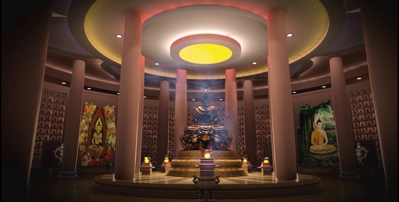 How to Future-Proof a Temple: Audio Added to Spiritual Dharma Complex With 50-Foot-High-Ceilings
