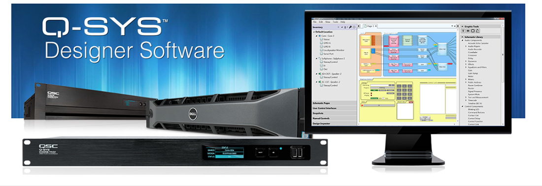 Q-SYS, QSC, Designer Asset Manager
