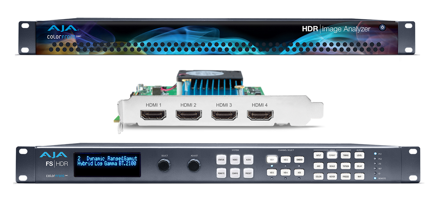 New HDR and 12G-SDI Solutions from AJA