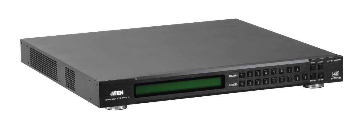 ATEN 8 x 9 4K HDMI Matrix Switch with Scaler