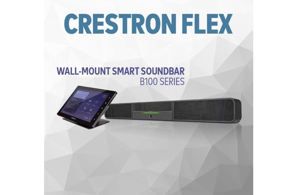 Crestron Flex B100 Series Soundbars Target UCC with Native Microsoft Teams, Skype for Business