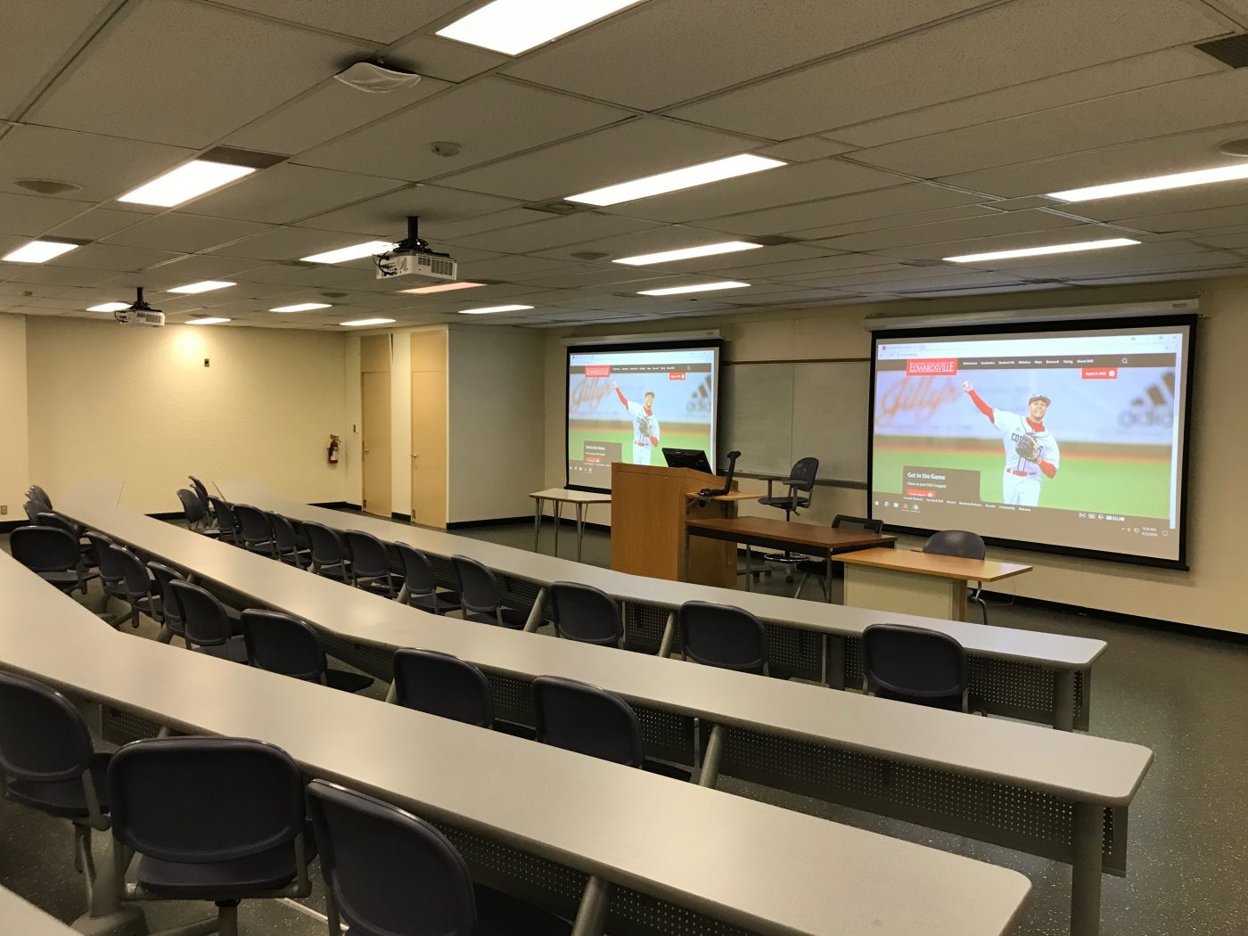 SIUE, NEC laser projectors