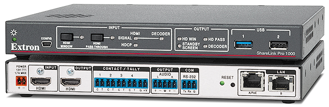 ShareLink Pro 1000, Extron, collaboration gateway