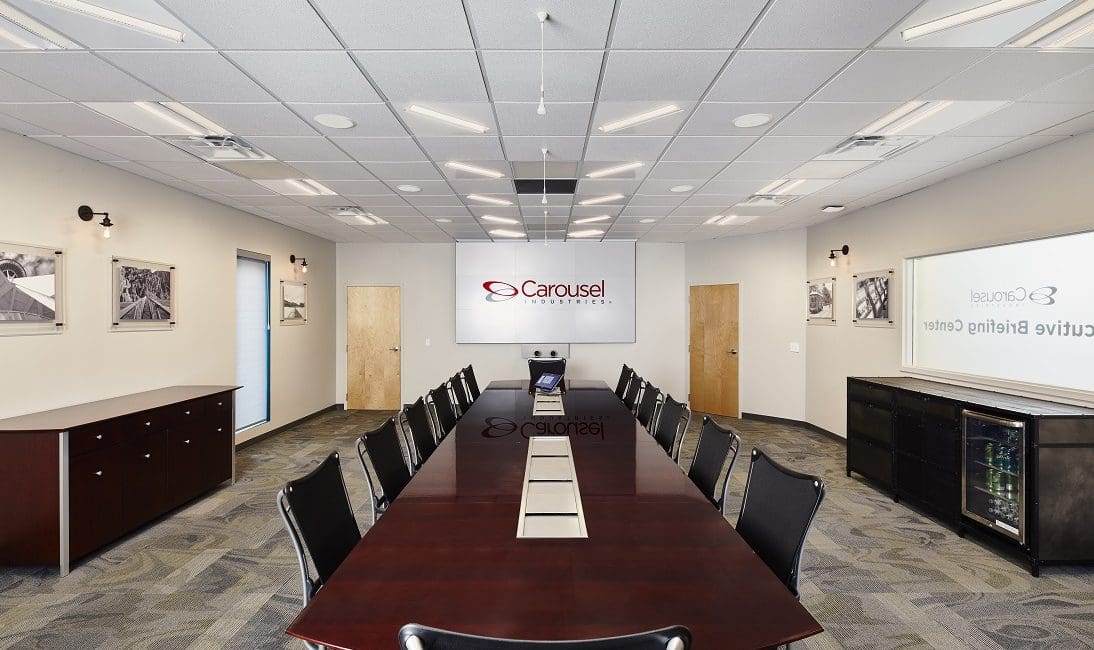 Carousel Industries Installs Brightline’s New PoE Video Conferencing Lights