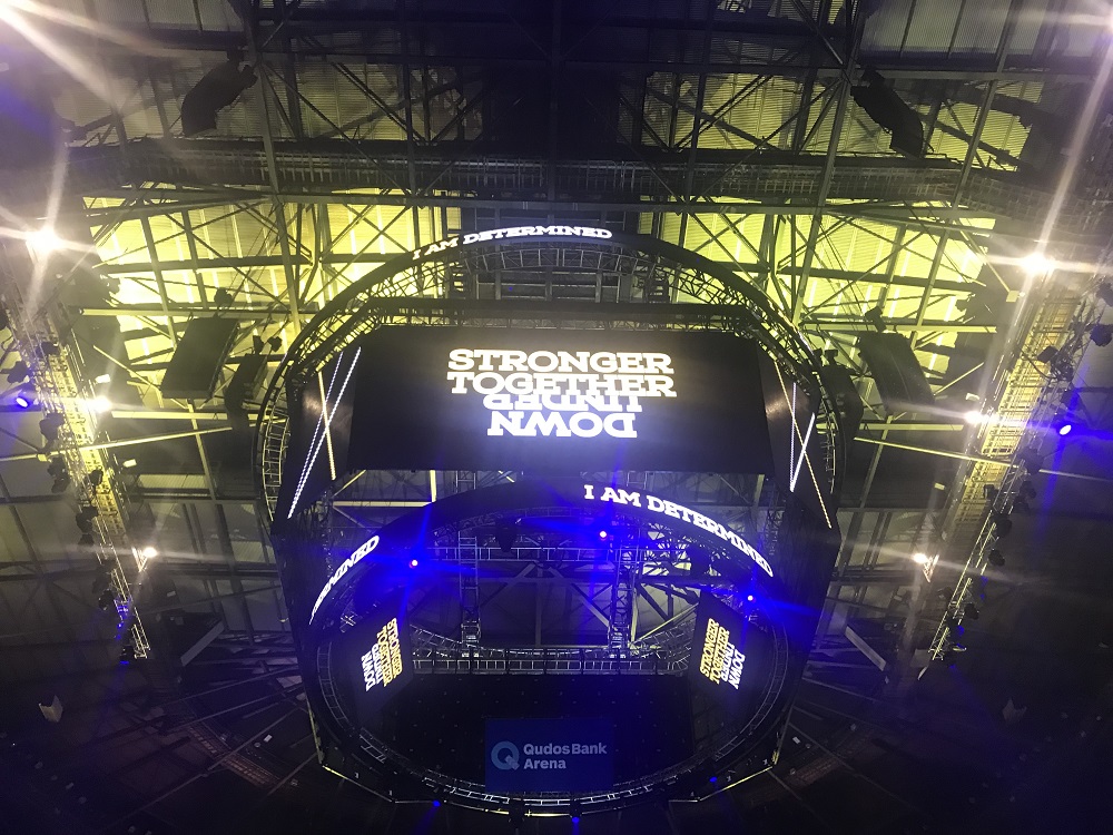 Invictus Games Sydney 2018 laser projection Barco