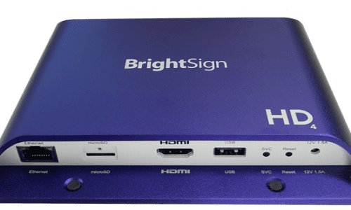 HD4, LS media players, BrightSign