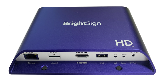 HD4, LS media players, BrightSign