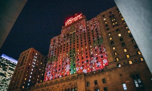 Westbury National Lights Up the Holidays with Fairmont Royal York Hotel Projection Mapping