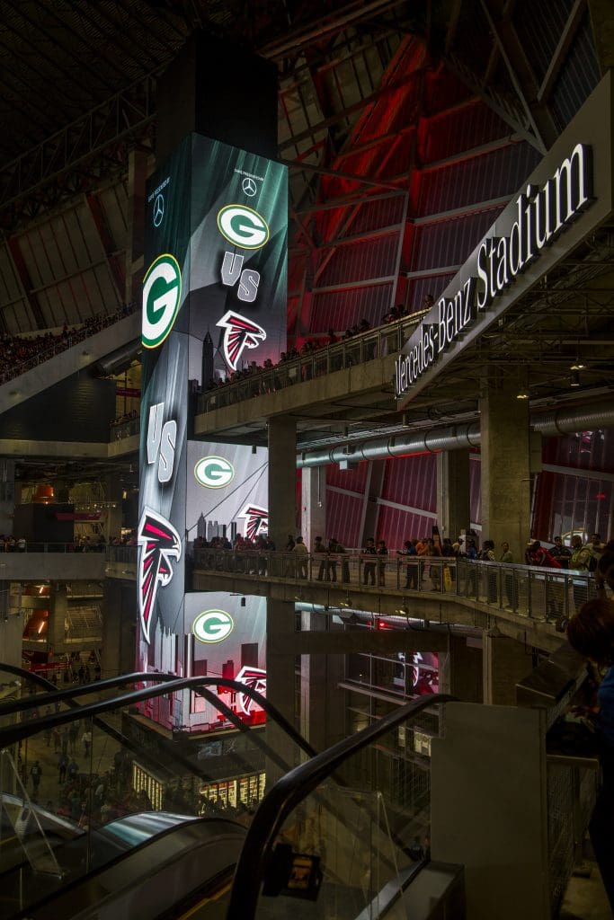 Mercedes-Benz Stadium, Super Bowl Tech