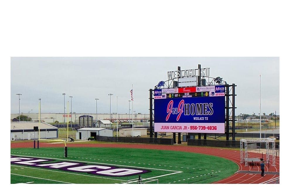 Here’s the Largest LED Video Display in High School Sports