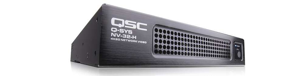 QSC Q-SYS NV Series (NV-32-H) network video endpoint