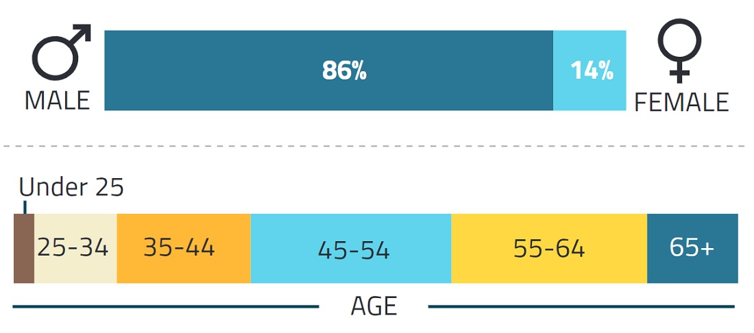 AV industry demographics
