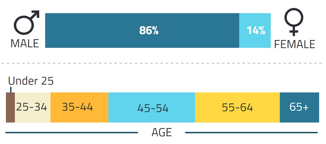 AV industry demographics