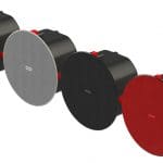 Biamp-desono_In-ceilingSpeakerwithColoredGrills resized