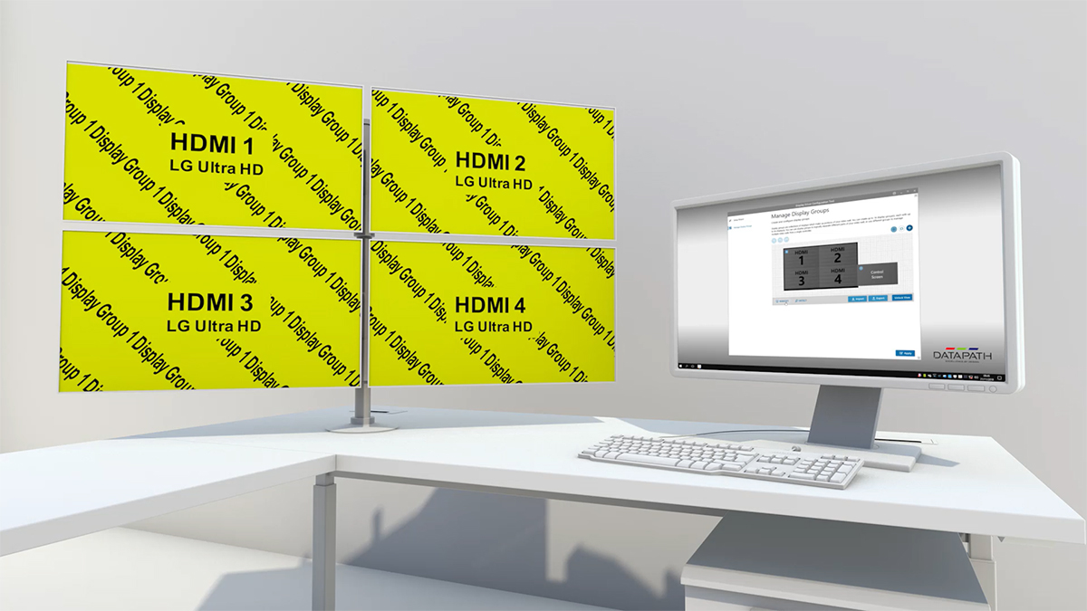 Datapath Diagnostic Software, Datapath DCCT, Video Wall Configurations